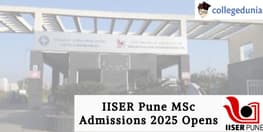 IISER Pune MSc Admissions 2025 Opens